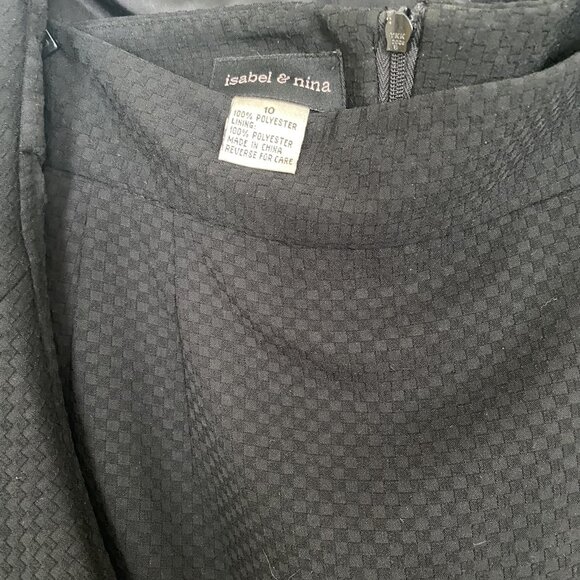 Classic Women's Black 2-piece Skirt Suit / Size 10 / Vintage-Inspired Jackie O - Picture 8 of 8